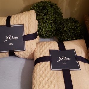 2 j.crew  throws